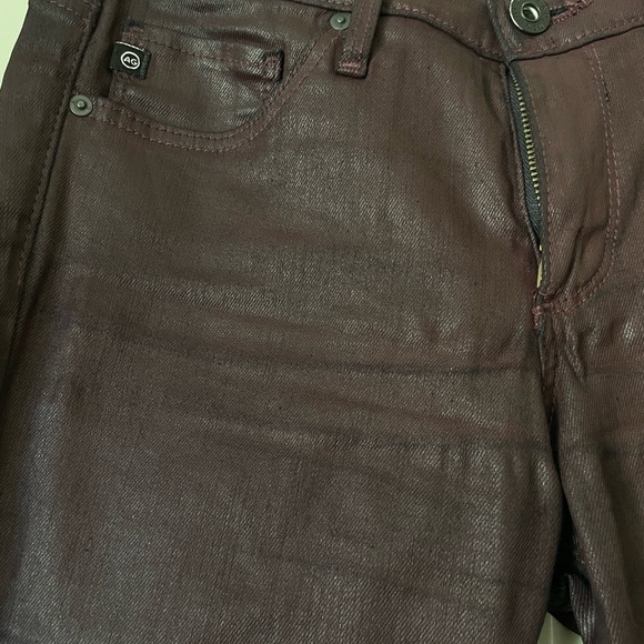 AG Adriano Goldschmied Coated Jeans - the Absolute Legging in Extreme Skinny 26 - Picture 4 of 7